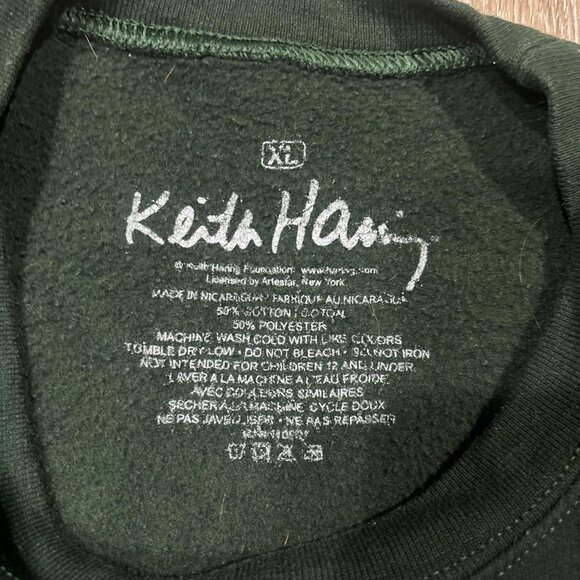 Women's Green and Black Sweatshirt - Picture 3 of 3